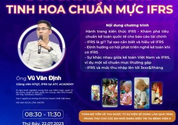 [Hội thảo online]: Đón đầu xu hướng - Tinh hoa chuẩn mực IFRS (22/07/23)