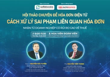 [Tải ngay] Tài liệu "Chuyên đề hoá đơn điện tử, cách xử lý sai phạm liên quan đến hoá đơn điện tử nhận từ doanh nghiệp có rủi ro cao về thuế"