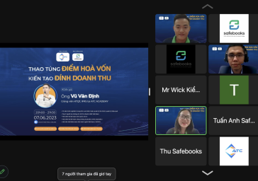 Hội thảo online “THAO TÚNG ĐIỂM HÒA VỐN - KIẾN TẠO ĐỈNH DOANH THU” thu hút gần 1000 người tham dự