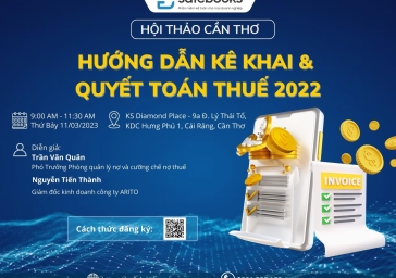 Tham dự Hội thảo Quyết toán Thuế 2022 - TP. Cần Thơ