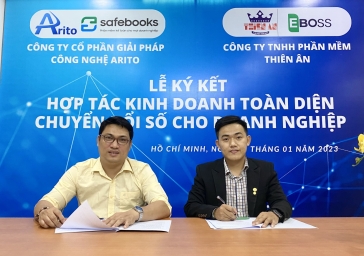 "Lễ ký kết hợp tác kinh doanh toàn diện chuyển đổi số cho doanh nghiệp" cùng Công ty TNHH Phần mềm Thiên Ân