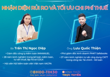 Hội thảo online - Nhận diện Rủi ro và Tối ưu chi phí thuế