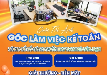 CUỘC THI ẢNH ONLINE "GÓC LÀM VIỆC KẾ TOÁN"