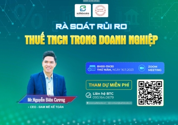 Tham gia Hội thảo online "RÀ SOÁT RỦI RO THUẾ TNCN TRONG DOANH NGHIỆP”